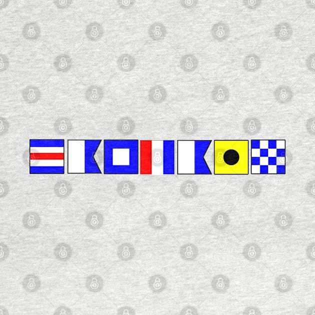 CAPTAIN SPELT IN NAUTICAL FLAGS by sailorsam1805